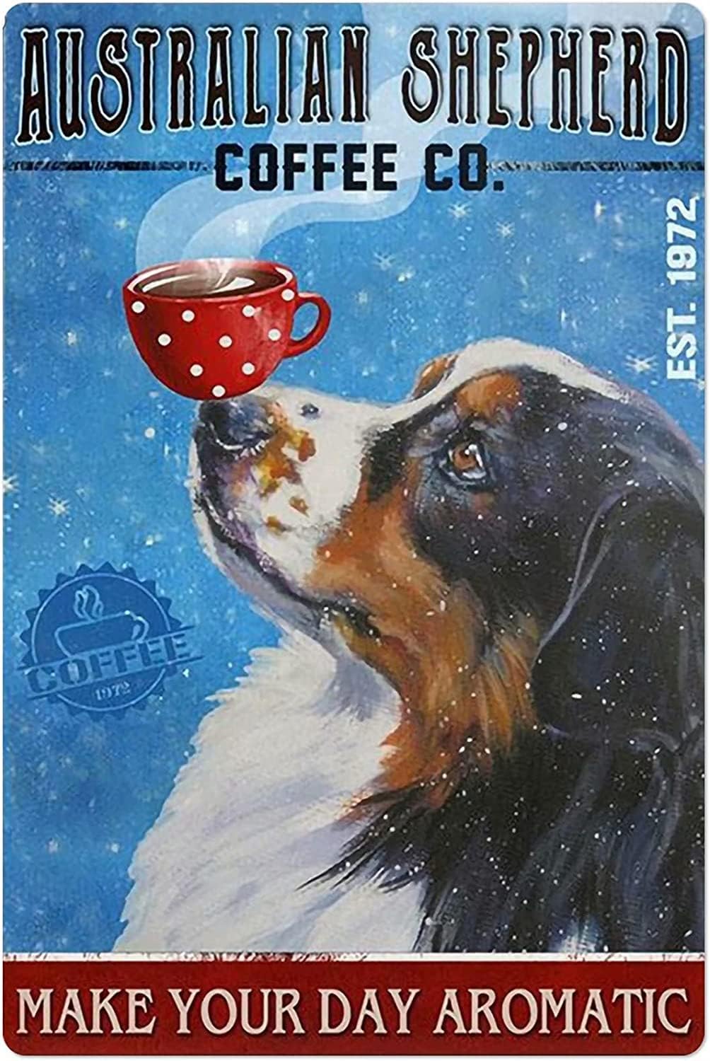 Home Bar And Coffee - لافتات معدنية من شركة أستراليان شيبرد