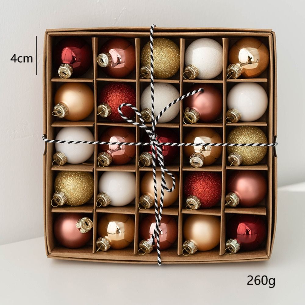 Highball Glass Set - 25 قطعة كرة عيد الميلاد الزجاجية