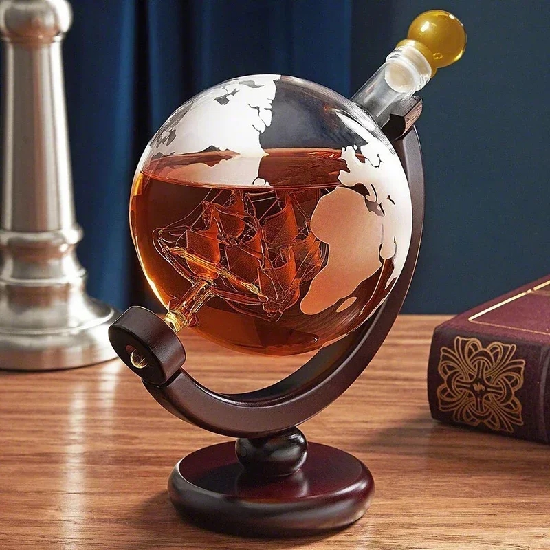 Decanter Globe Set - مجموعة إناء كرة أرضية إبداعية سعة