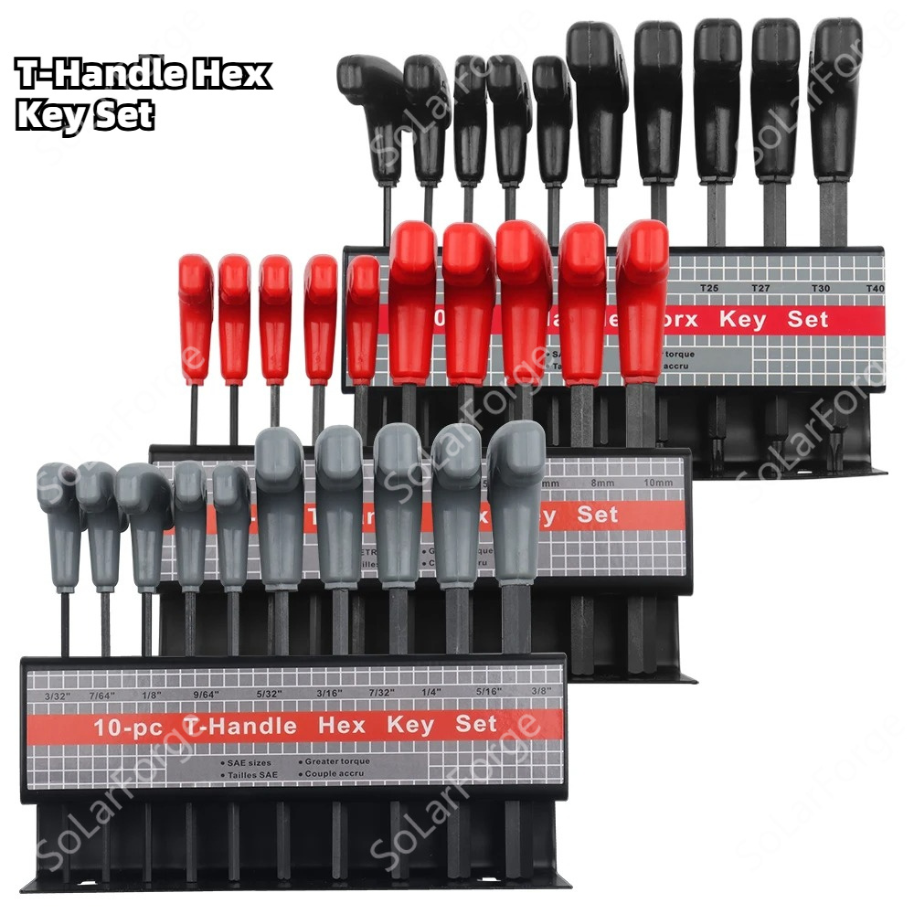 Home Bar Supplies - مجموعة مفاتيح سداسية بمقبض على شكل