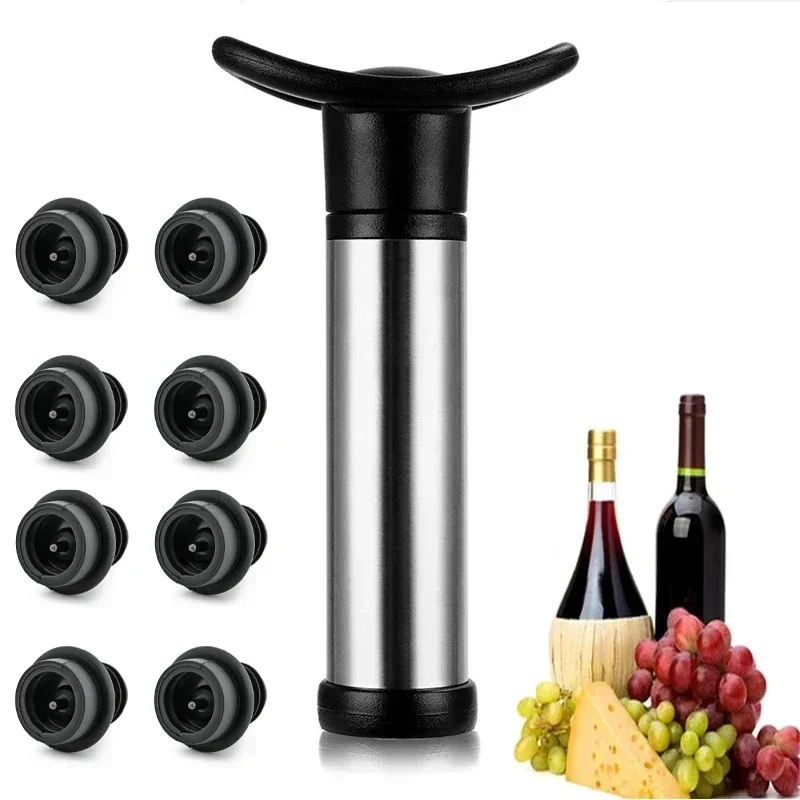 Wine Preservation Pump - مجموعة مضخة نبيذ فراغية ، فتاحات