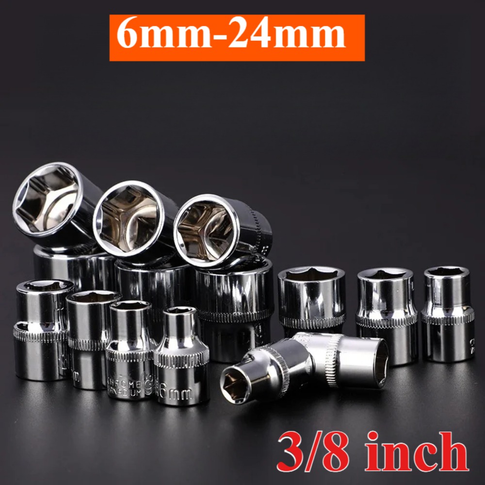 Home Bar Supplies - 3/8 مقبس قصير 6-24 مللي متر