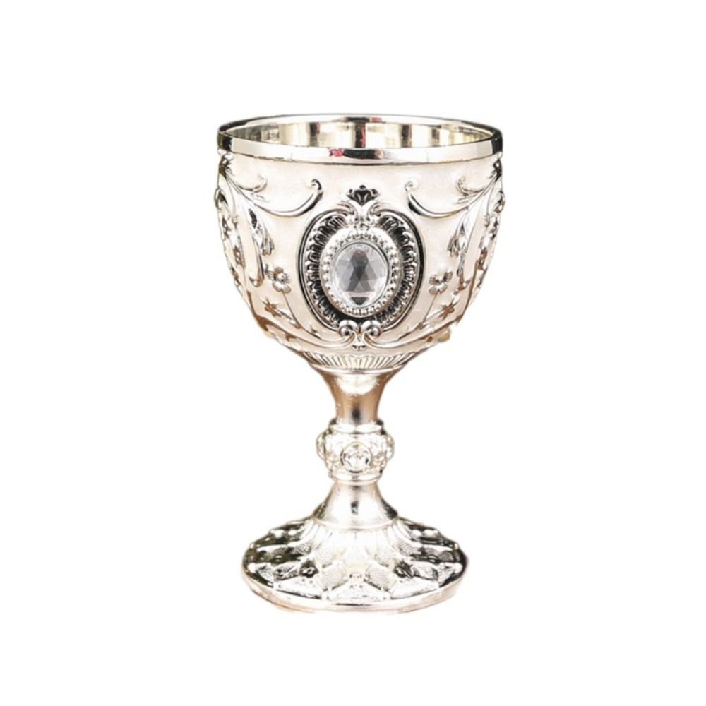 Old Fashioned Glass - كأس النبيذ المعدني العتيق المنقوش المزخرف