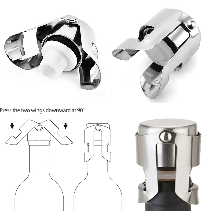 Wine Preservation Pump - سدادة الشمبانيا، سدادة النبيذ المتلألئة، سدادات