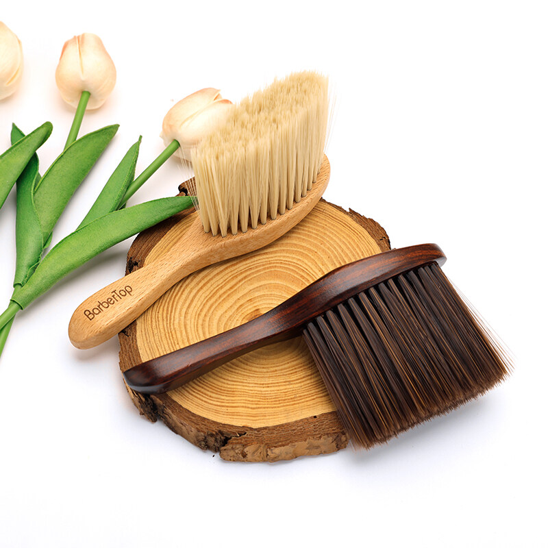 Home Barbershop - فرشاة منفضة رقبة حلاقة ، تنظيف