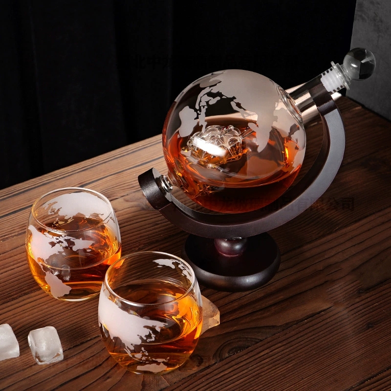 Decanter Globe Set - 1L الإبداعية غلوب الدورق مجموعة مع