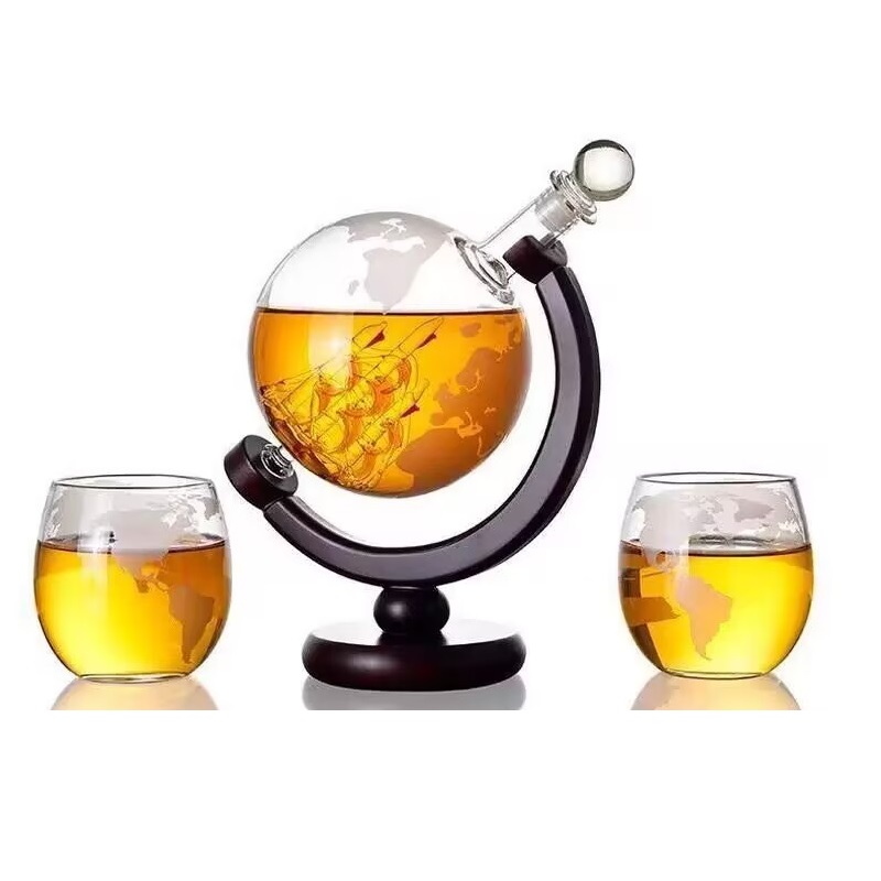 Decanter Globe Set - 1L الإبداعية غلوب الدورق مجموعة مع