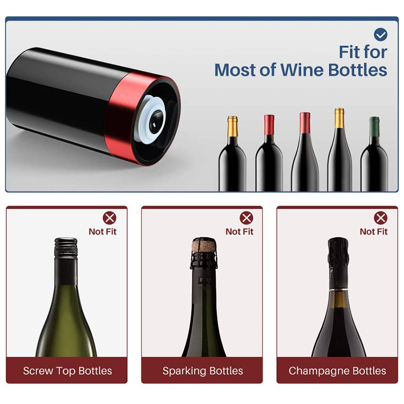سدادات زجاجة نبيذ كهربائية مفر - مراجعة Wine Preservation Pump وسعره