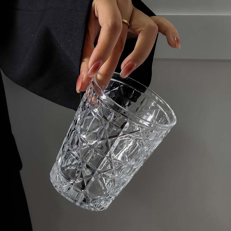 خمر الماس منقوشة ، زجاج النبيذ - مراجعة Old Fashioned Glass وسعره