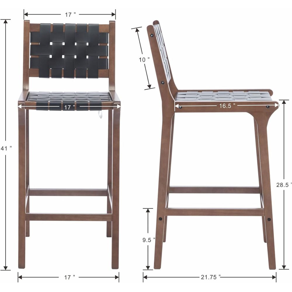 مجموعة من كرسيين خشبيين للبار، - مراجعة Home Bar Stools وسعره