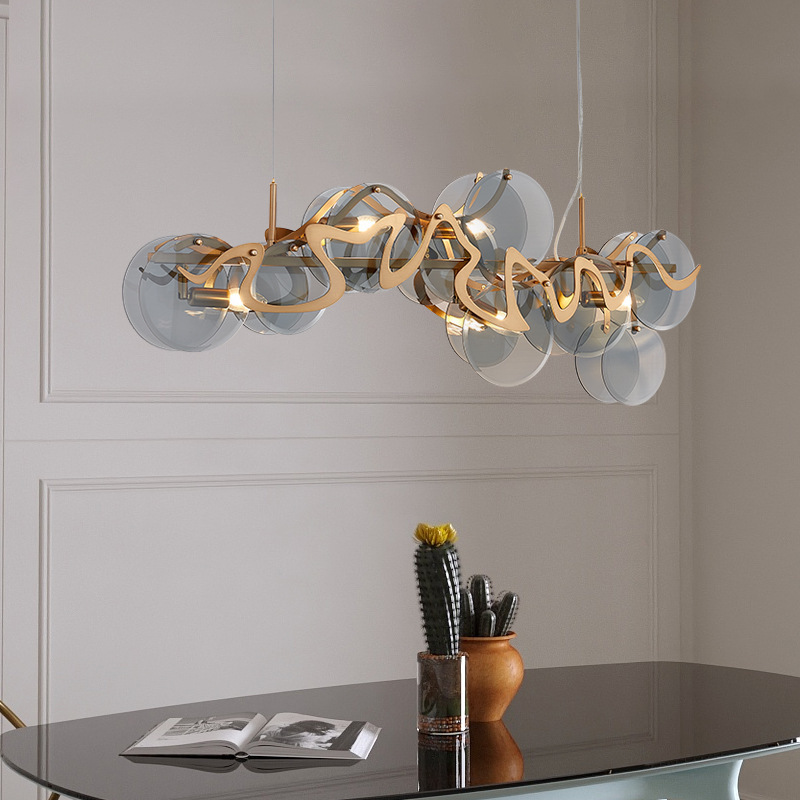 مصباح معلق زجاجي LED فاخر وعصر - مراجعة Home Bar And Counter وسعره