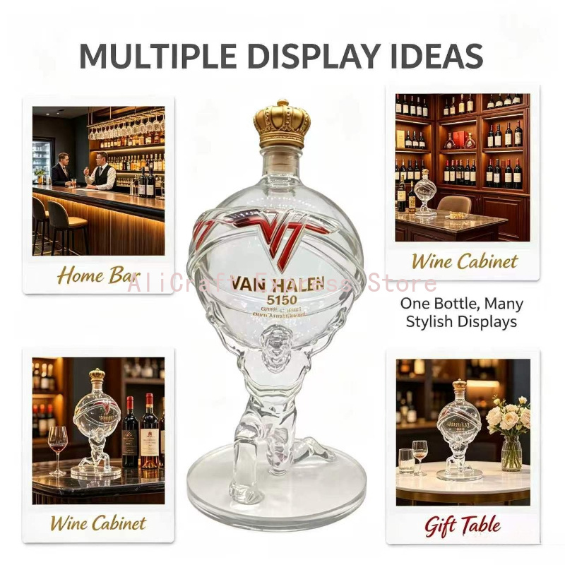 زجاجة زجاجية على شكل كرة أرضية - مراجعة Decanter Globe Set وسعره