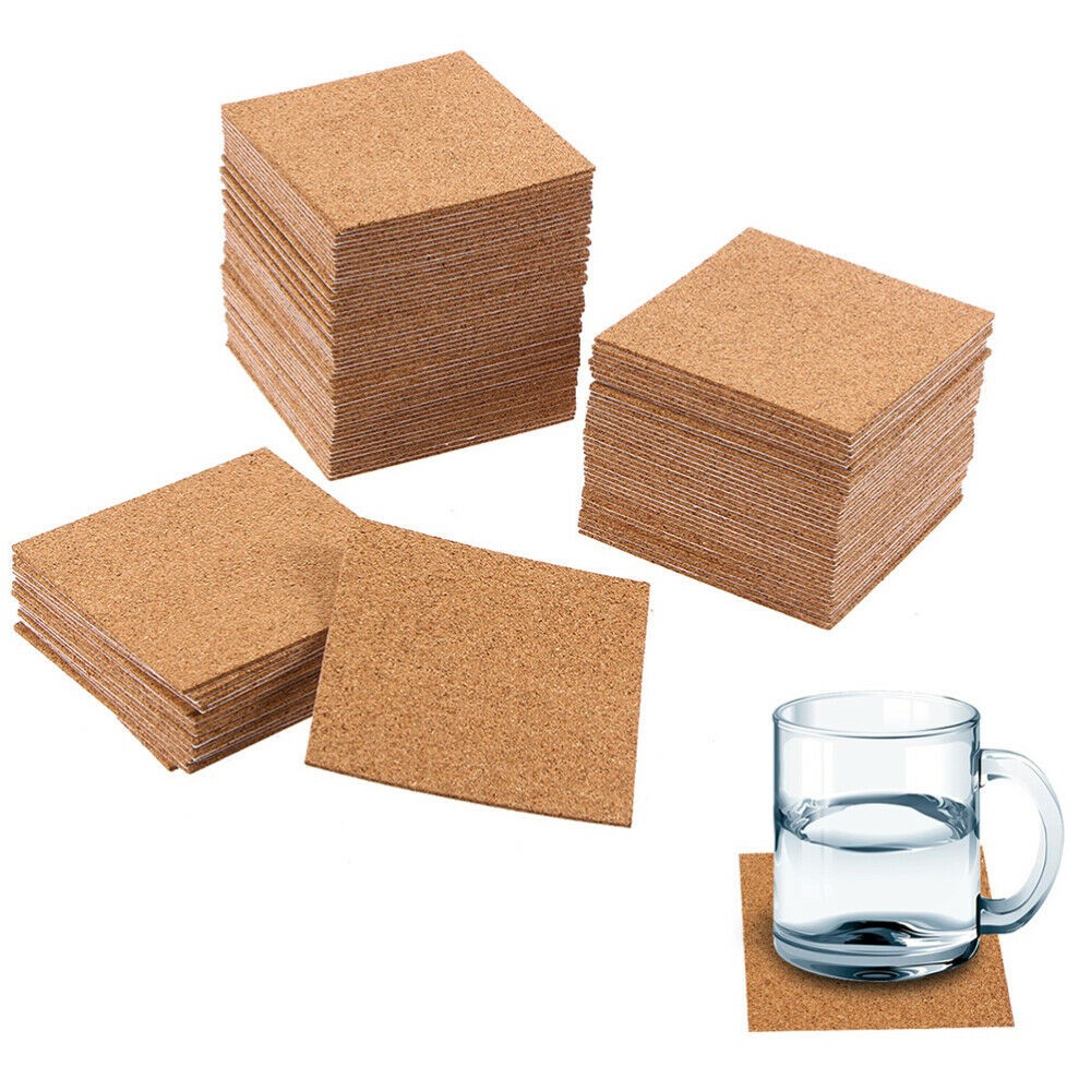 10 قطعة الوقايات الفلين مربع ا - مراجعة Home Bar Supplies وسعره