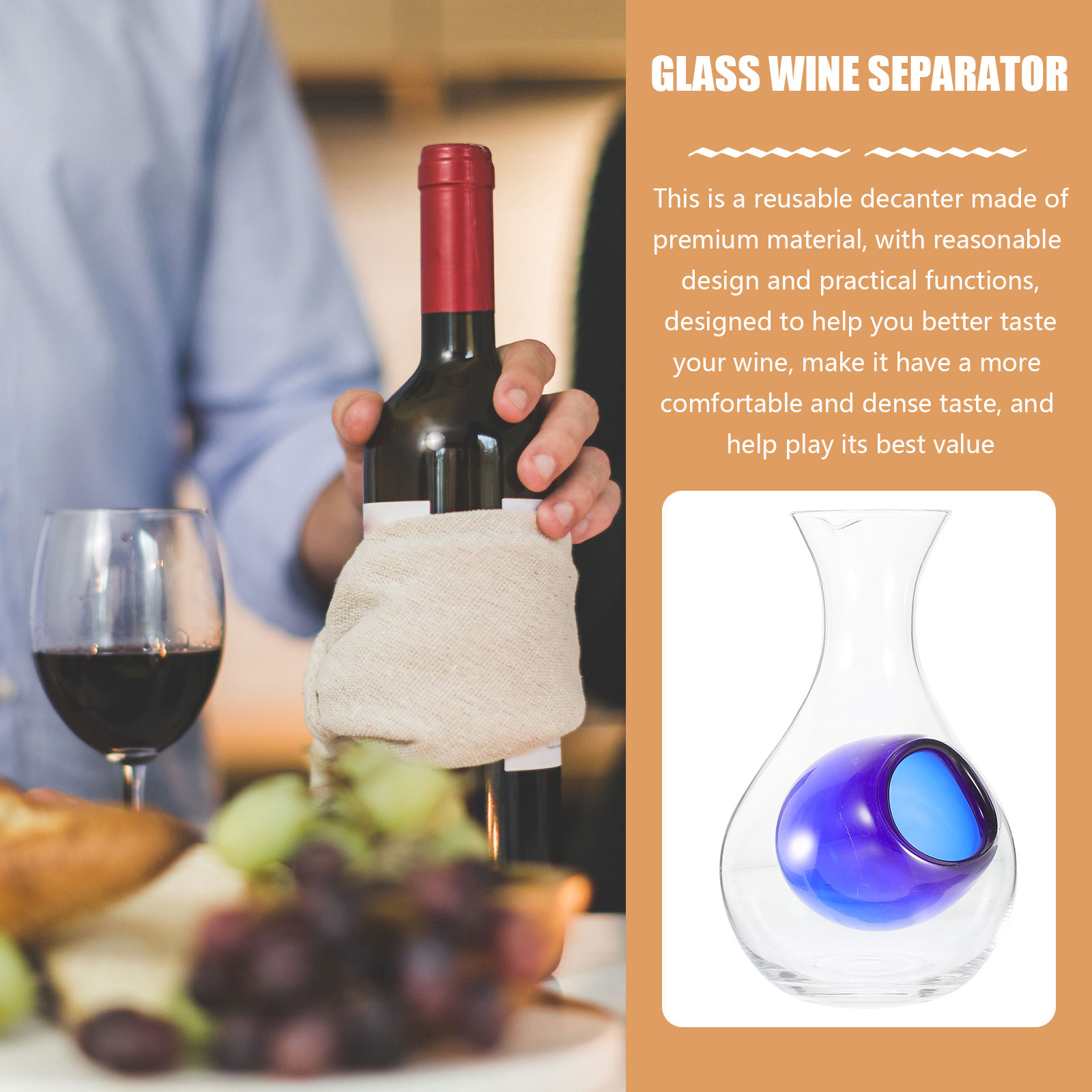 إبريق نبيذ قابل لإعادة الاستخد - مراجعة Home Bar Supplies وسعره
