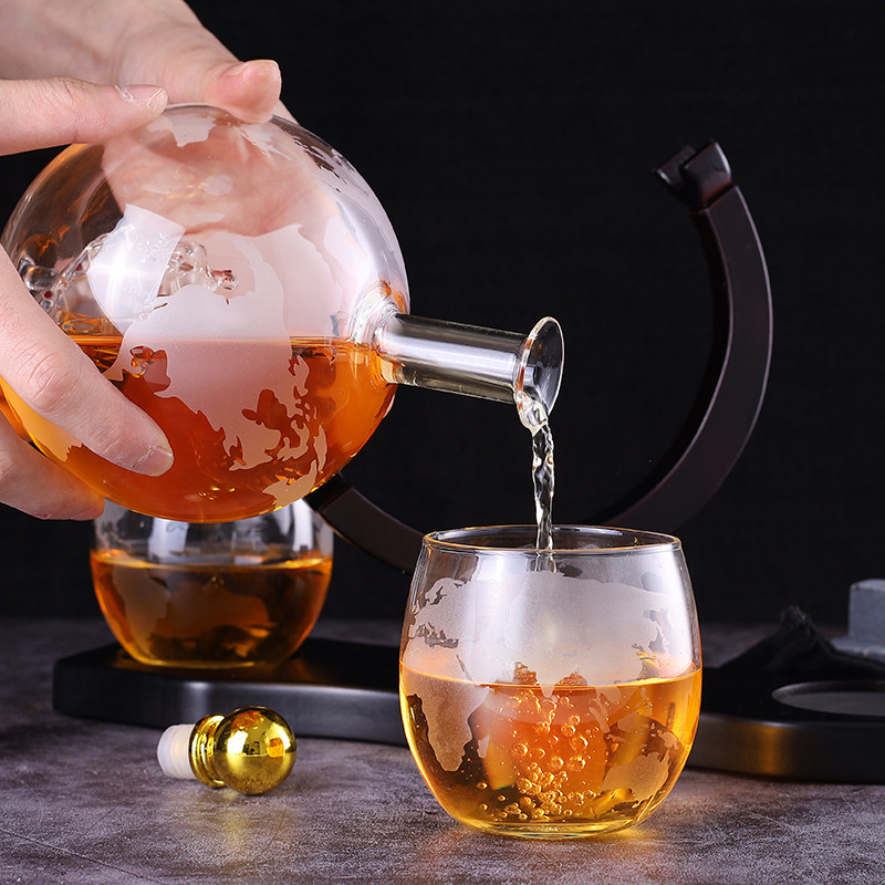 مجموعة إناء كرة أرضية إبداعية  - مراجعة Decanter Globe Set وسعره