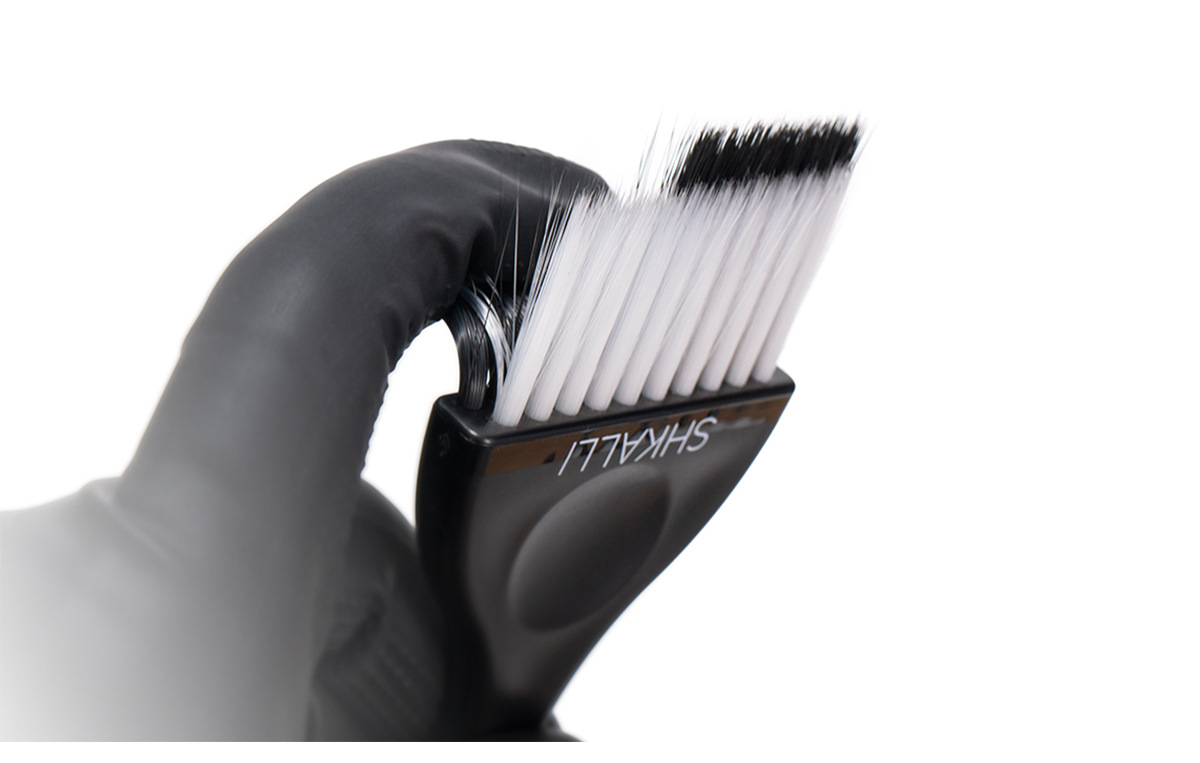 فرش تلوين الشعر، أطباق صبغة ال - مراجعة Home Barber وسعره