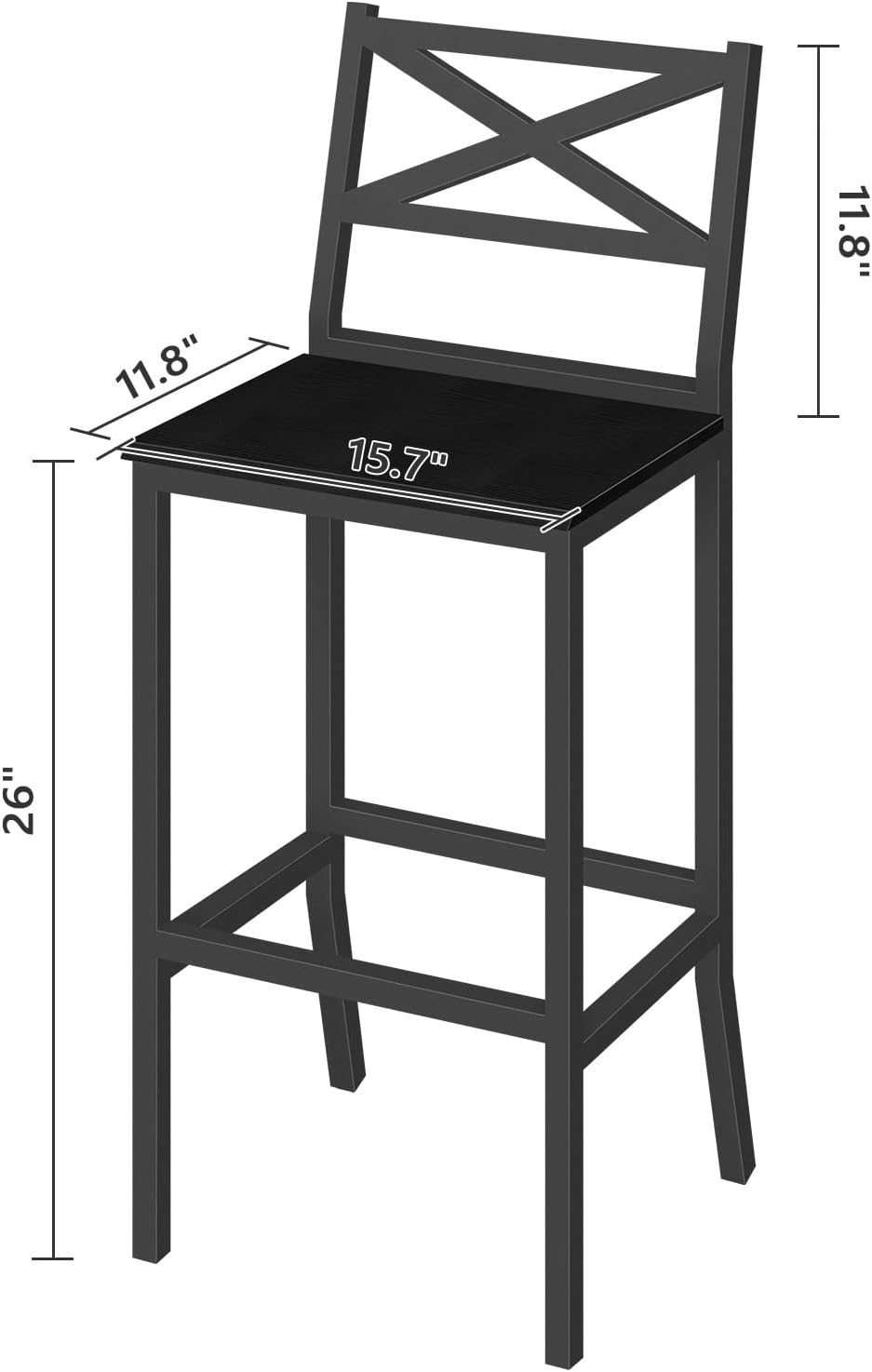 كراسي بار، مجموعة من 2 كرسي با - مراجعة Home Bar And Counter وسعره