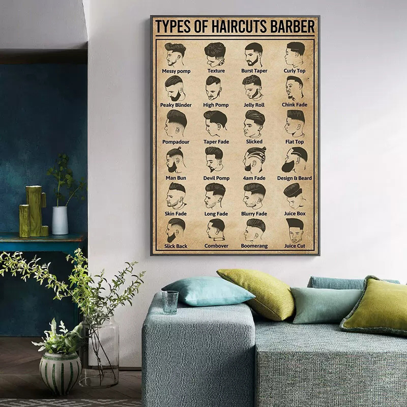 ملصق حلاق بدون إطار، بتصميمات  - مراجعة Home Barber وسعره