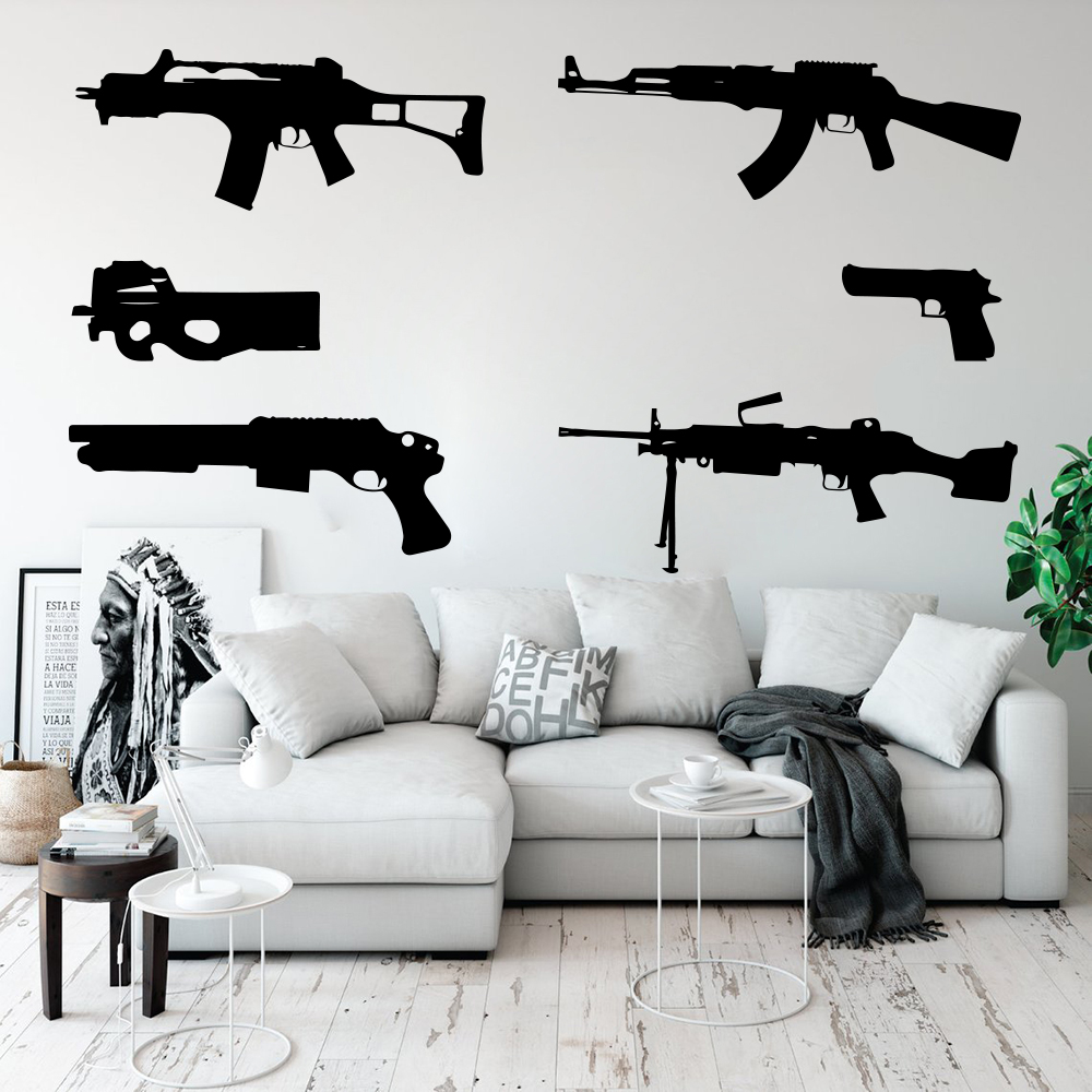 مجموعة من 6 بنادق جدار صائق غر - مراجعة Smoking Gun Kit وسعره
