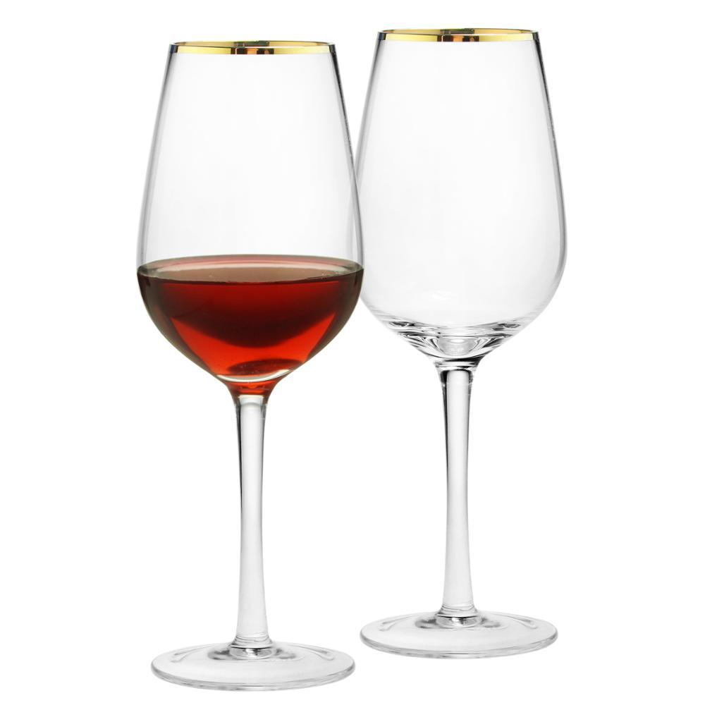 مجموعة أكواب زجاجية بحواف ذهبي - مراجعة Highball Glass Set وسعره