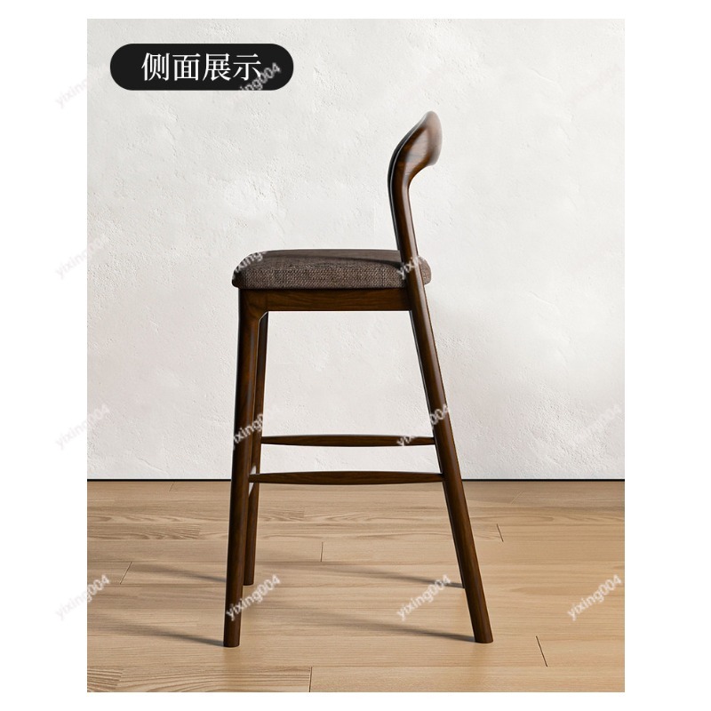 كرسي بار من الخشب الصلب بتصميم - مراجعة Home Bar Stools وسعره