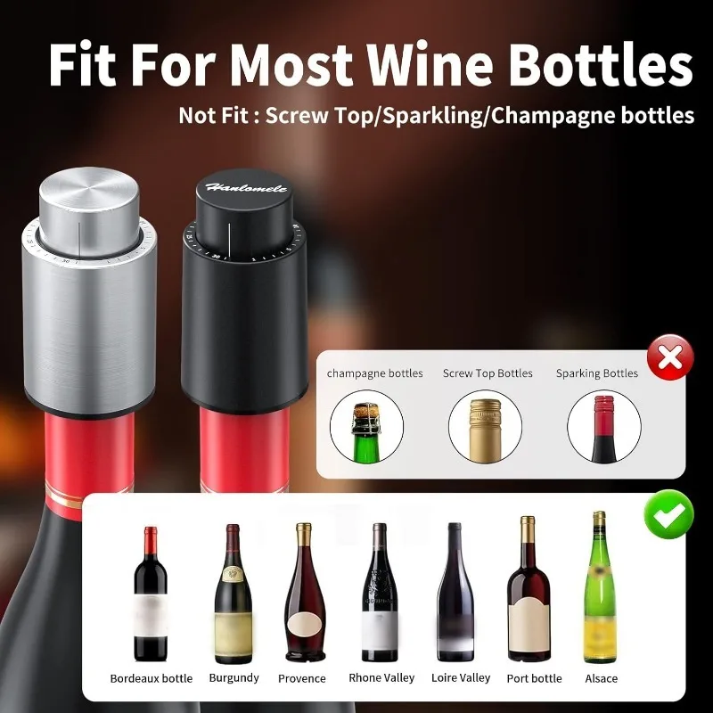 سدادات زجاجات النبيذ، سدادة ال - مراجعة Wine Preservation Pump وسعره