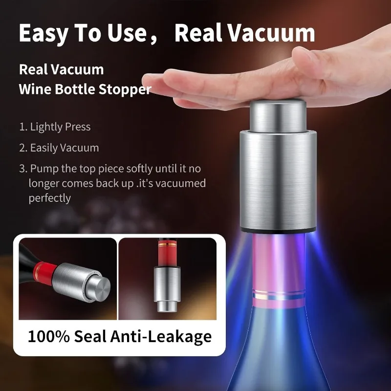 سدادات زجاجات النبيذ، سدادة ال - مراجعة Wine Preservation Pump وسعره