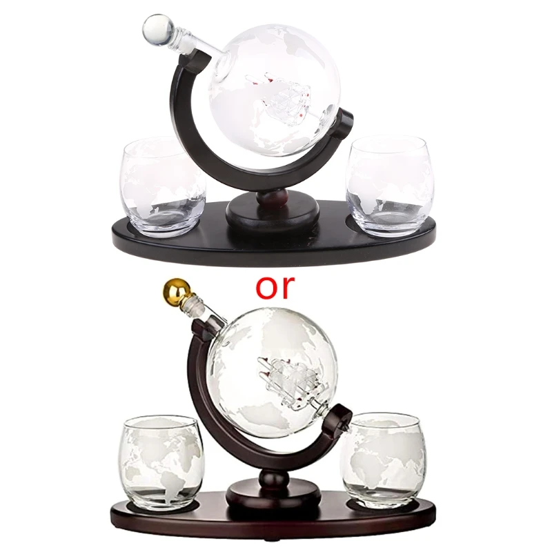 قارورة ويسكي على شكل كرة أرضية - مراجعة Decanter Globe Set وسعره