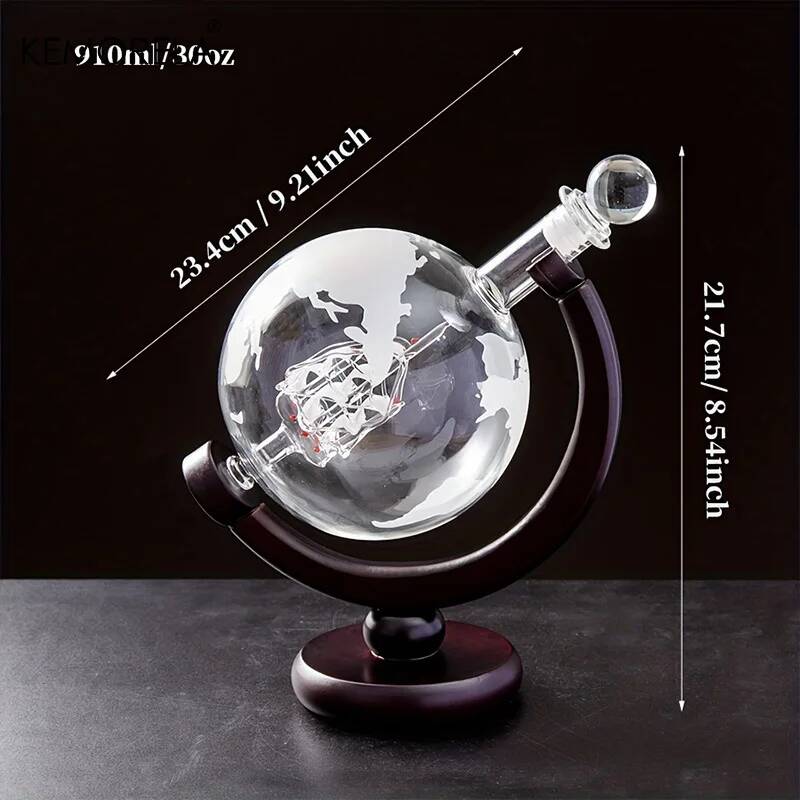 طقم ديكانتر ويسكي 900 مل من ال - مراجعة Decanter Globe Set وسعره