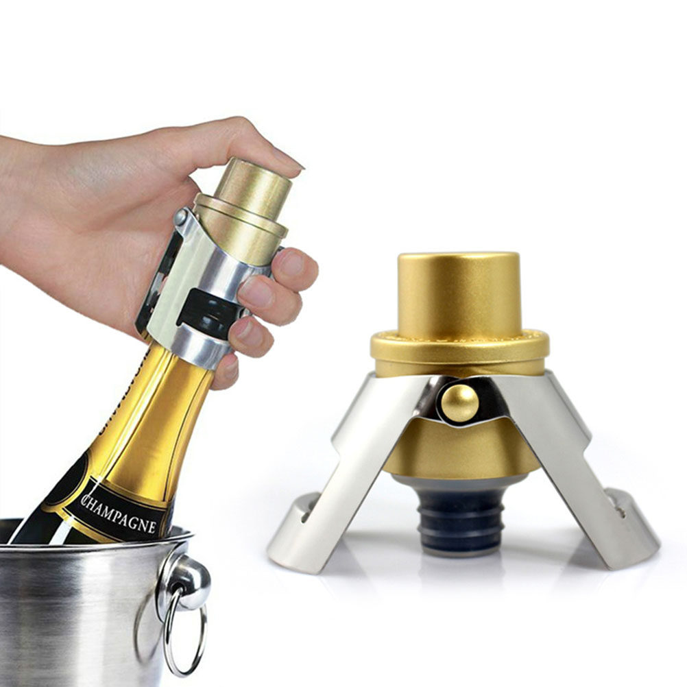قطعتان من سدادات الفولاذ المقا - مراجعة Wine Preservation Pump وسعره