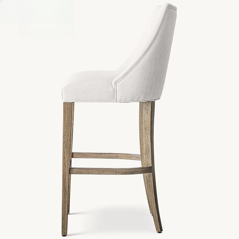 كرسي بار فاخر من الخشب الصلب،  - مراجعة Home Bar Stools وسعره