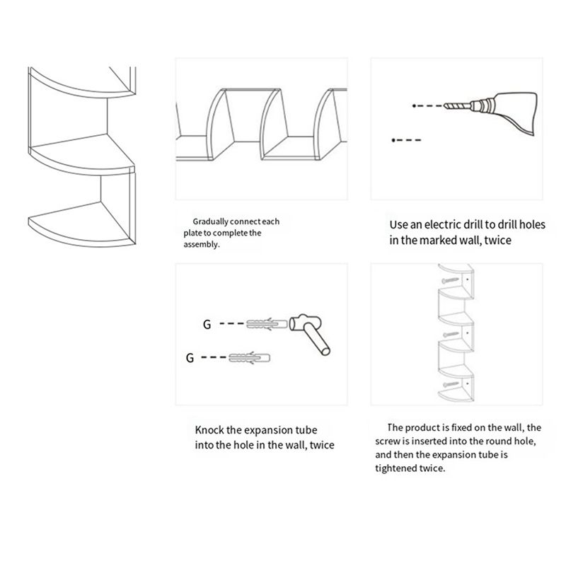 رف زاوية ABUL-Corner بدون ثقب، - مراجعة Home Bar Shelf وسعره