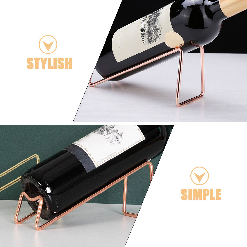 حامل نبيذ حديدي بسيط لعرض زجاج - مراجعة Home Bar Stand وسعره