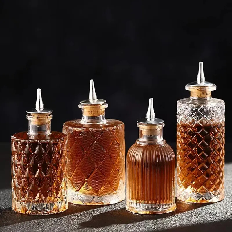 زجاجات مرير الكوكتيل مع غطاء ز - مراجعة Bitters Bottle Set وسعره