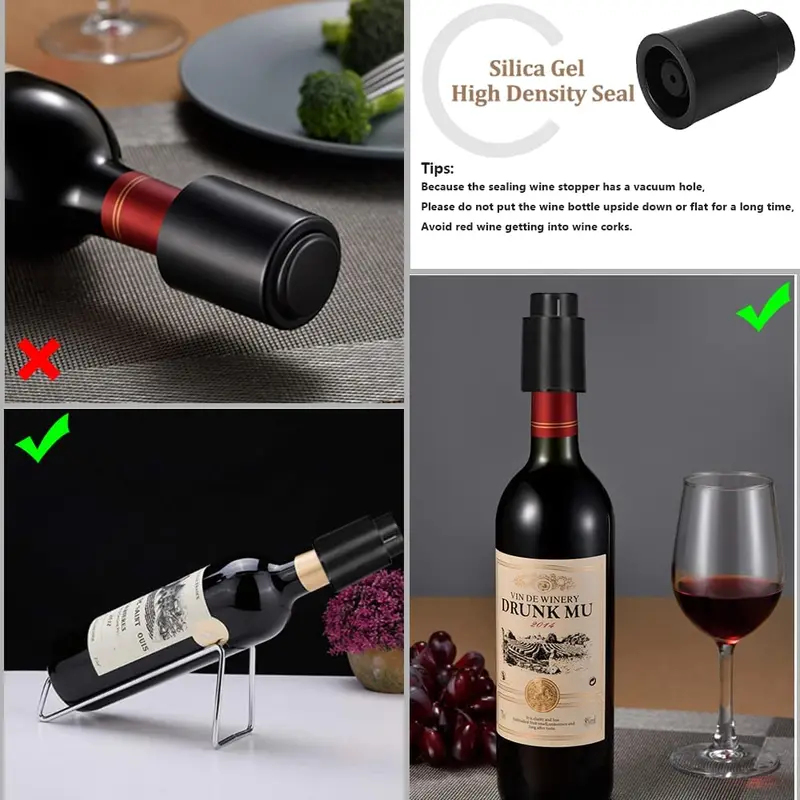 سدادة زجاجة النبيذ المفرغة من  - مراجعة Wine Preservation Pump وسعره