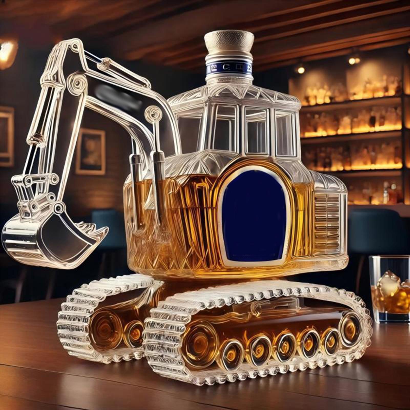 قارورة ويسكي على شكل حفارة ثقي - مراجعة Home Bar Supplies وسعره