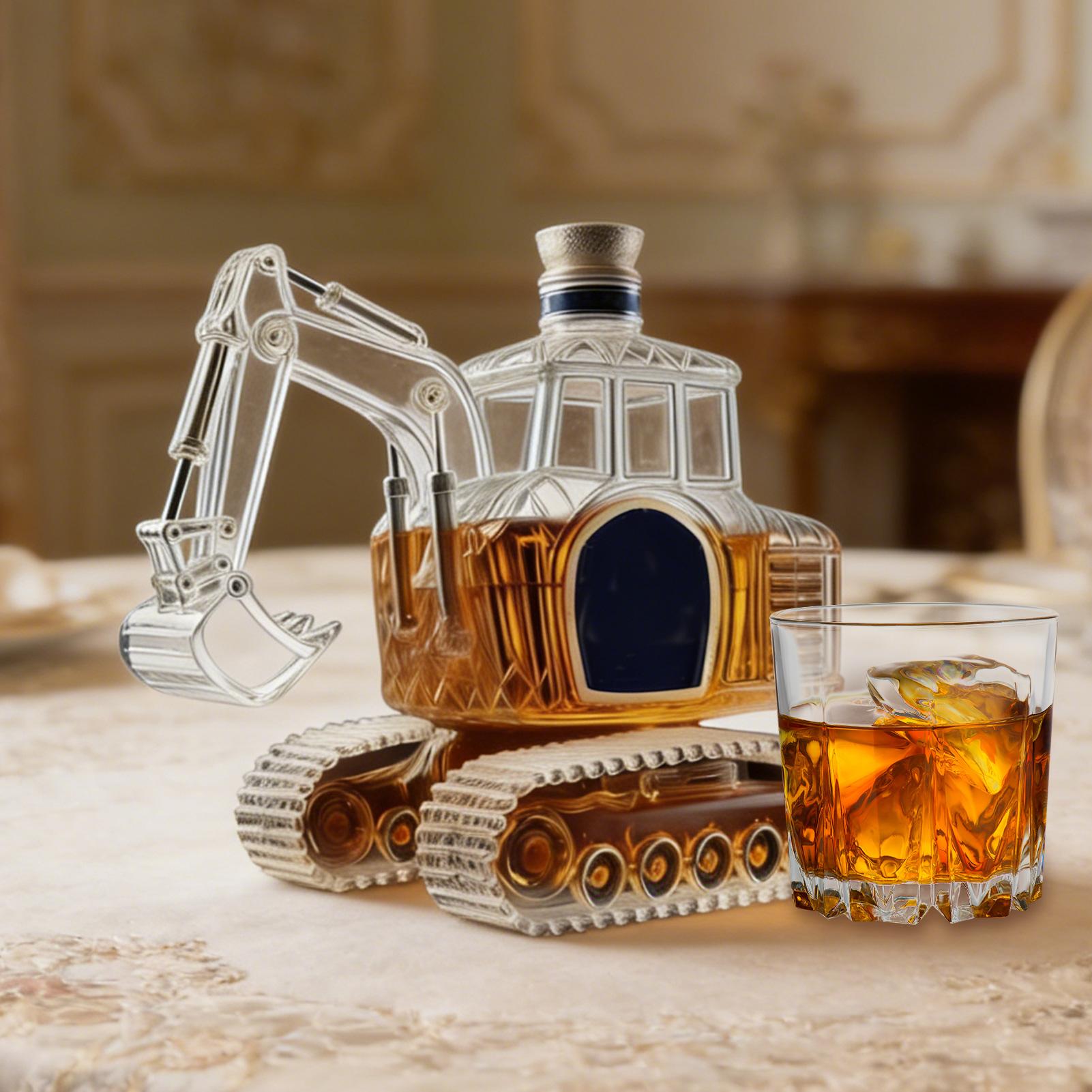 قارورة ويسكي على شكل حفارة ثقي - مراجعة Home Bar Supplies وسعره