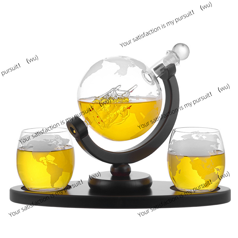 طقم ديكانتر ويسكي على شكل كرة  - مراجعة Decanter Globe Set وسعره