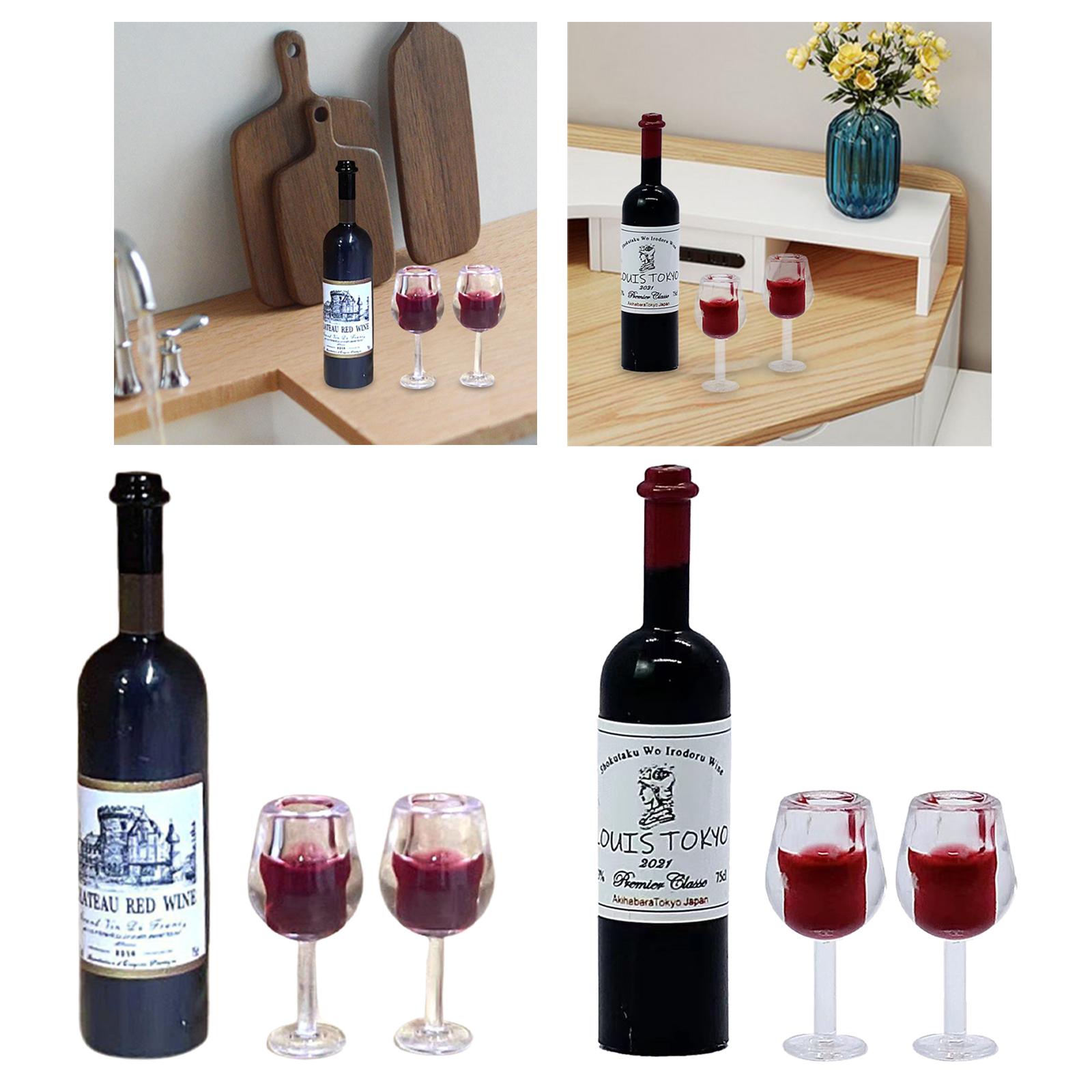 1/12 مقياس دمية أكواب زجاجات ا - مراجعة Home Bar Supplies وسعره
