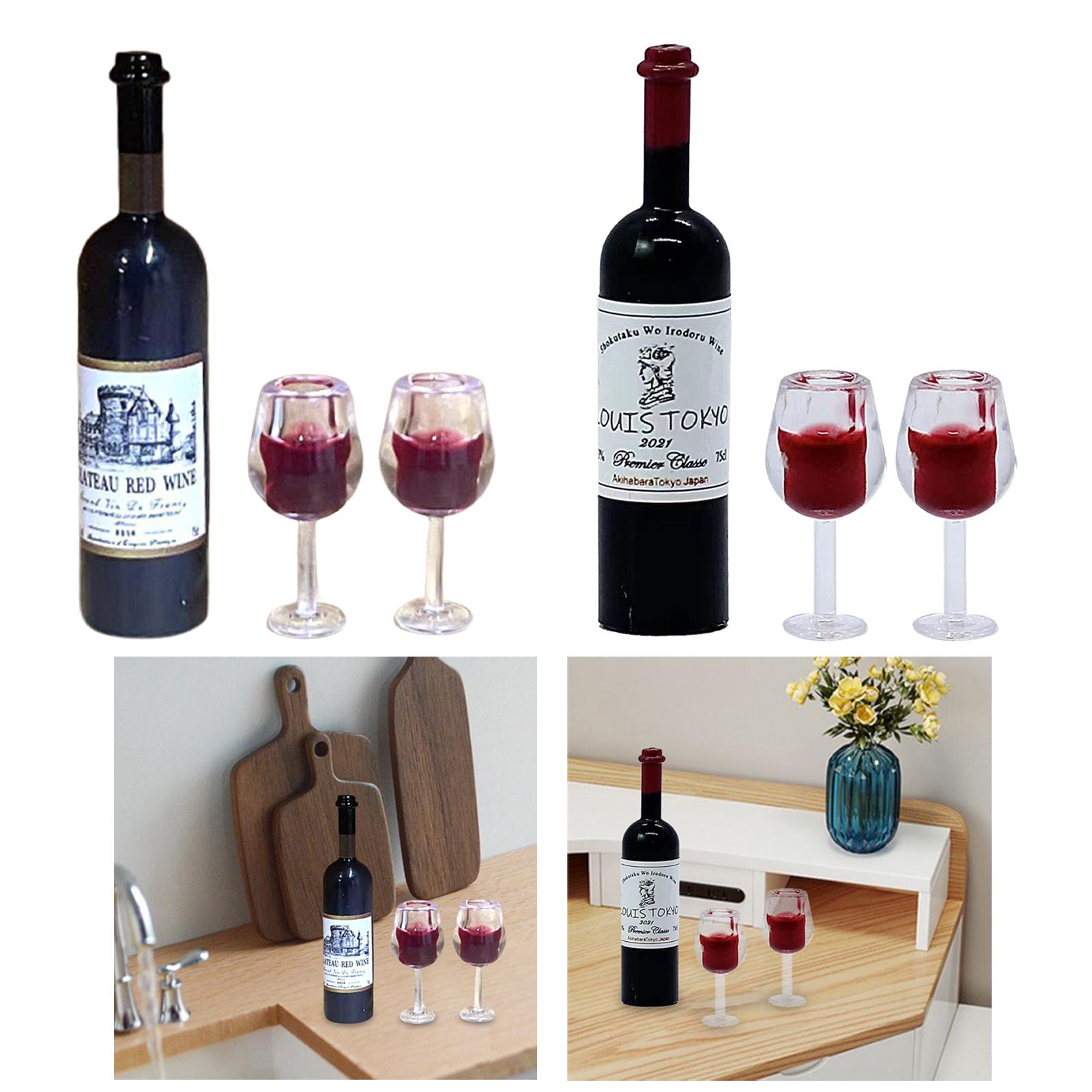 1/12 مقياس دمية أكواب زجاجات ا - مراجعة Home Bar Supplies وسعره