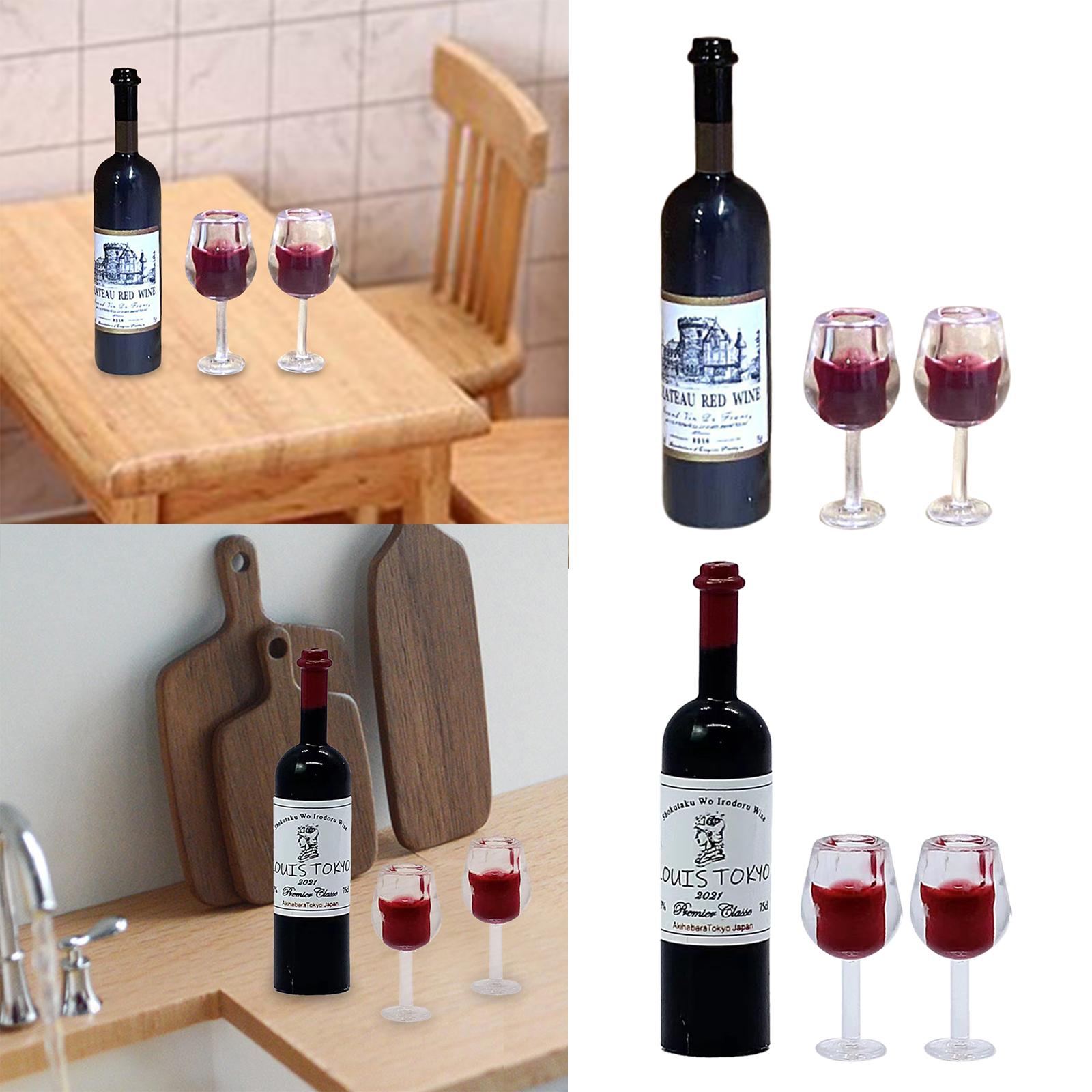 1/12 مقياس دمية أكواب زجاجات ا - مراجعة Home Bar Supplies وسعره