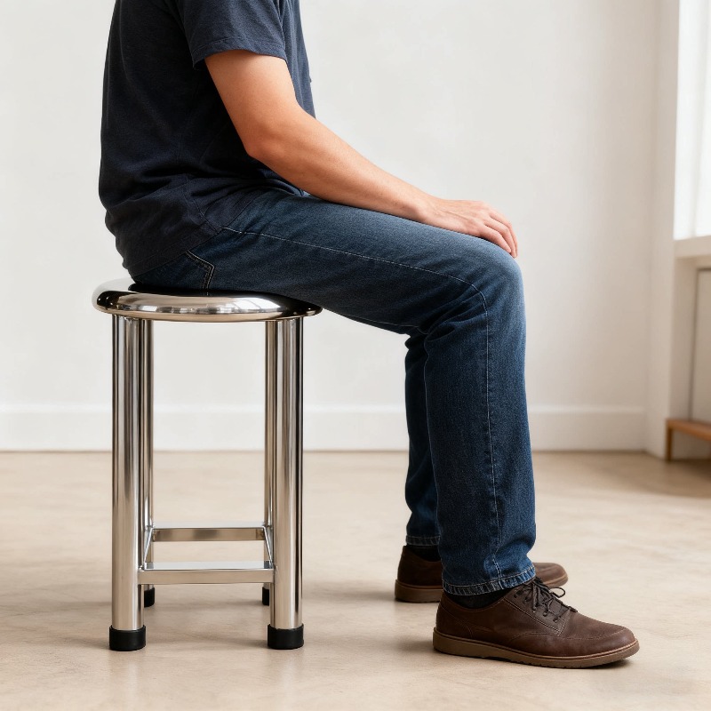 كرسي دائري من الفولاذ المقاوم  - مراجعة Home Bar Stools وسعره