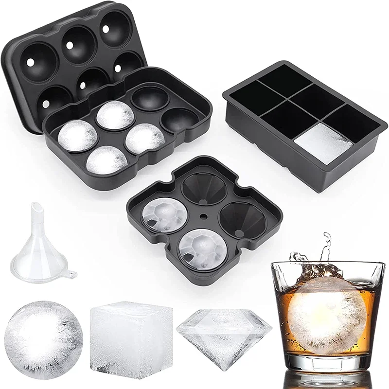 صواني مكعبات الثلج الكبيرة قوا - مراجعة Ice Mold Sphere وسعره