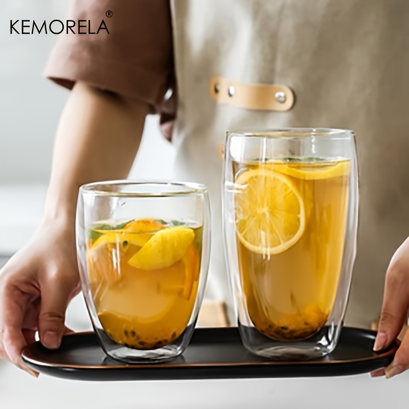 كوب زجاجي مزدوج الجدار مقاوم ل - مراجعة Highball Glass Set وسعره