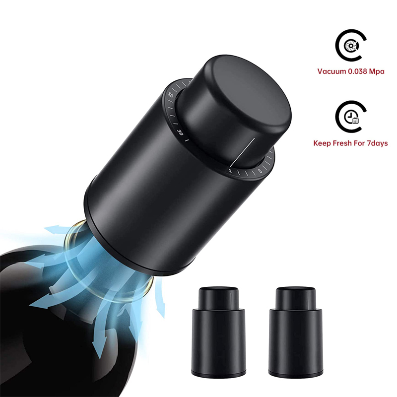 سدادات زجاجات النبيذ LMETJMA ق - مراجعة Wine Preservation Pump وسعره