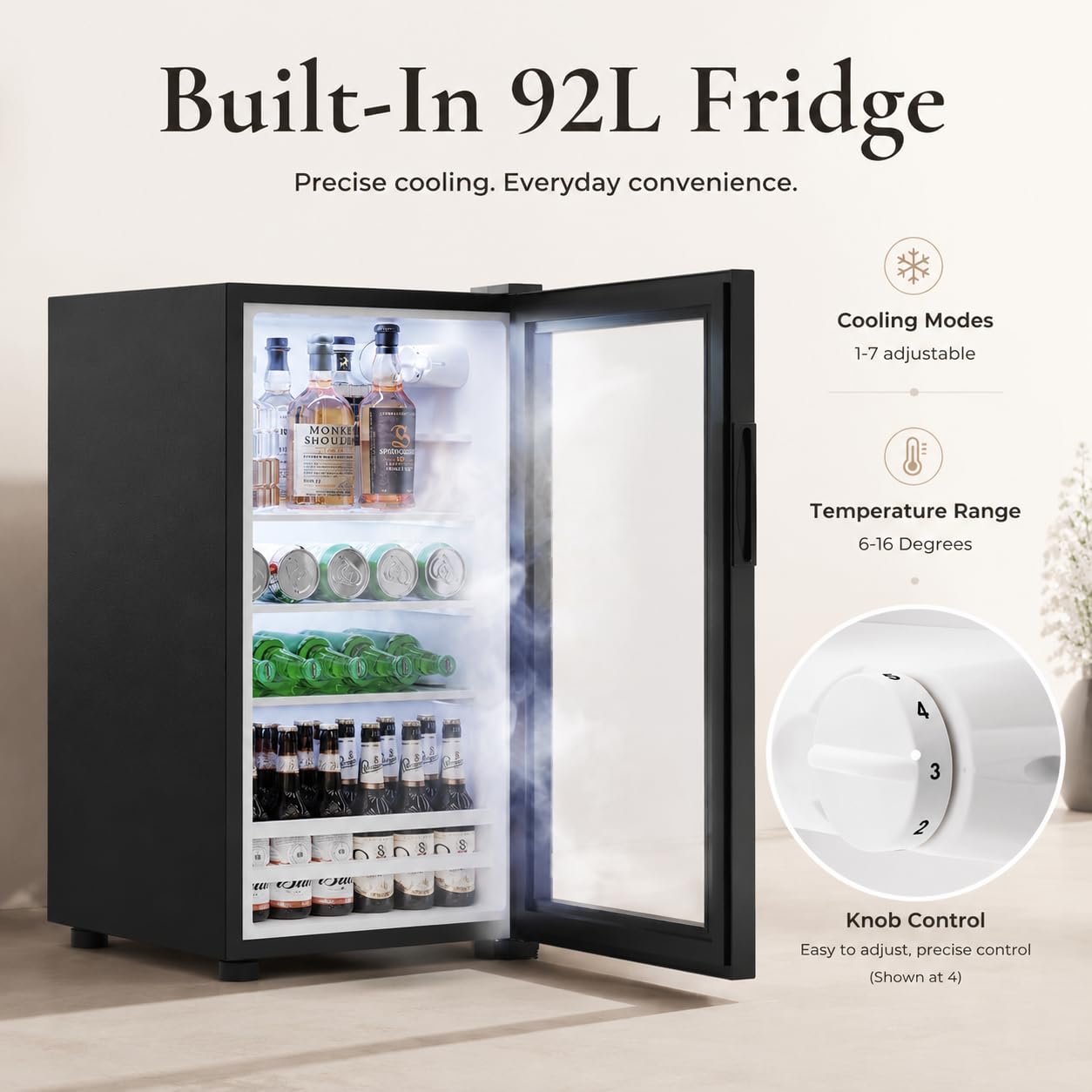 خزانة ثلاجة صغيرة ذات تصميم مم - مراجعة Home Bar And Fridge وسعره